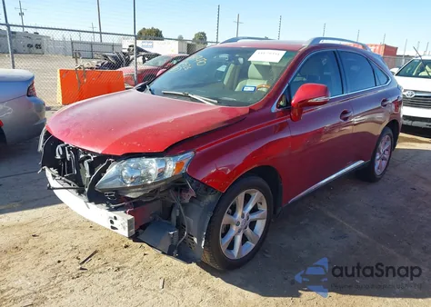 2010 Lexus Rx 350 z USA, uszkodzony, nr VIN JTJBK1BA8A2407629